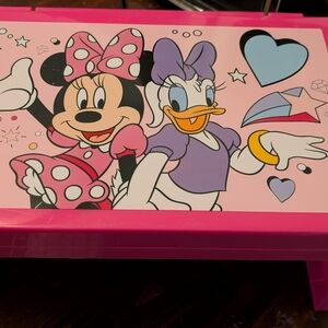 Disney Minnie Mouse & Daisy Duck Pink Storage Tray